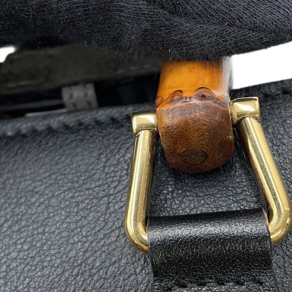 GUCCI Diana 2WAY Tote Bag Size Large Leather Black 746270 - Picture 15 of 16